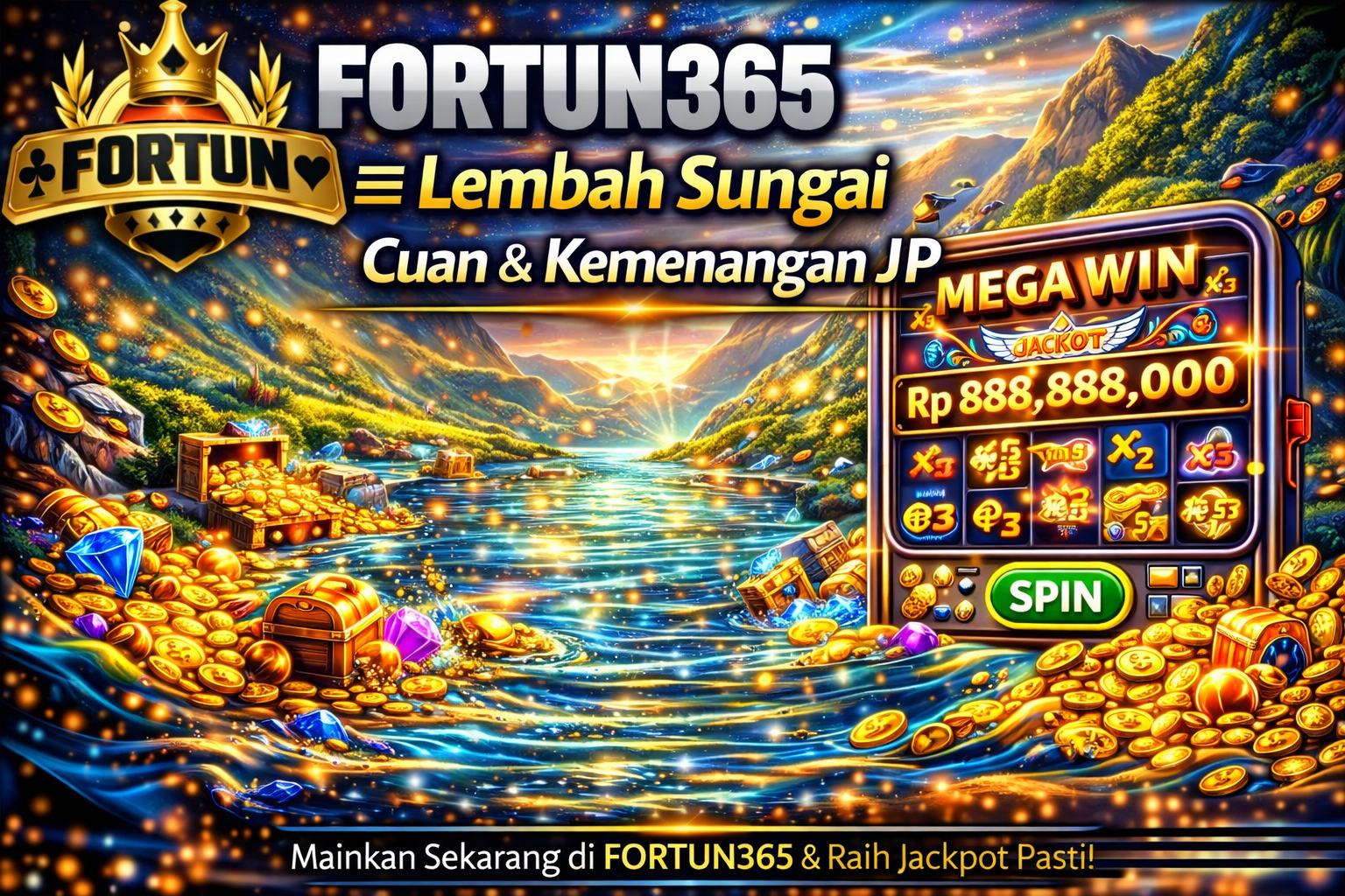  FORTUN365  ≎ Lembah Sungai ≋ Cuan & Kemenangan JP